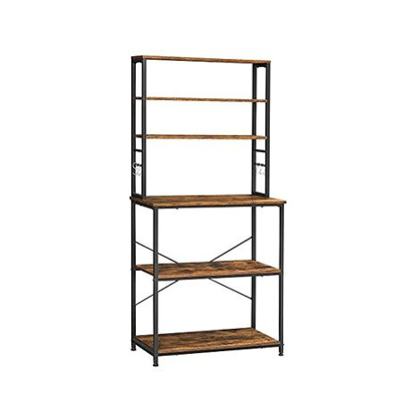 Songmics Policový regál Vasagle Portago hnědý