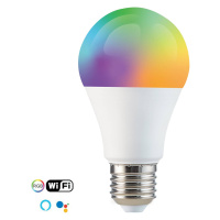 euroLighting LED žárovka E27 5,5W Tuya app, RGBW, WiFi, dim