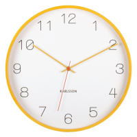 Karlsson 5926YE designové nástěnné hodiny 40 cm