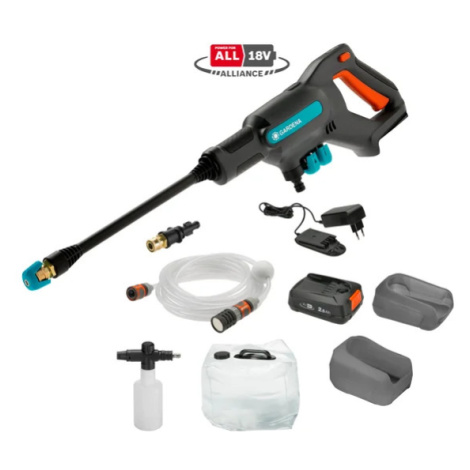 Čistič vysokotlaký AKU GARDENA AquaClean 24/18V P4A Premium sada