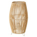 Bambusová stolní lampa v přírodní barvě s bambusovým stínidlem (výška 29 cm) Natural Way – Casa 