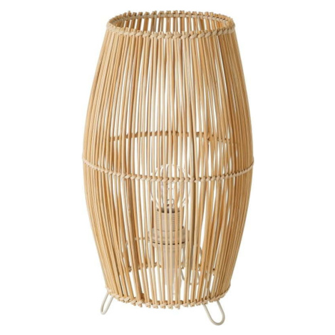 Bambusová stolní lampa v přírodní barvě s bambusovým stínidlem (výška 29 cm) Natural Way – Casa  Casa Selección