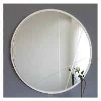 Nástěnné zrcadlo pr. 60 cm stříbrná
