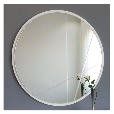 Nástěnné zrcadlo pr. 60 cm stříbrná Donoci
