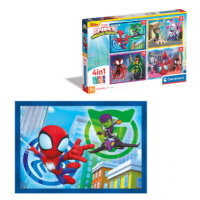 Puzzle 4in1 Spidey a jeho úžasní přátelé