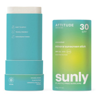 ATTITUDE Sunly Tyčinka na tělo bez vůně SPF30 60 g