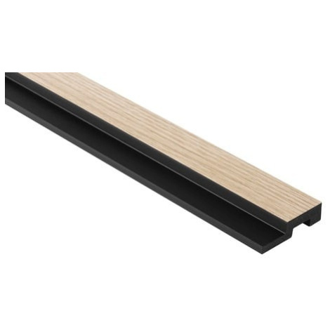 Obkladová lamela pravé ukončení Fineza Slat Medium Light oak 270X2,3 cm SLAT02LOR