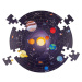 Bigjigs Toys Kulaté podlahové puzzle Sluneční soustava 50 dílků