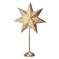 STAR TRADING Stojací hvězda Antique, kov/papír, zlatá