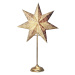 STAR TRADING Stojací hvězda Antique, kov/papír, zlatá