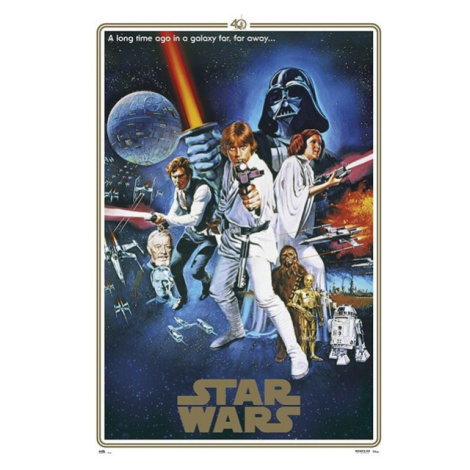 Plakát Star Wars - 40th Anniversary One Sheet B (124) Europosters