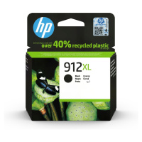 HP 912XL originální inkoustová kazeta černá 3YL84AE Černá