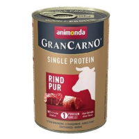 Grancarno konzerva pro psy Single Protein čisté hovězí 400 g