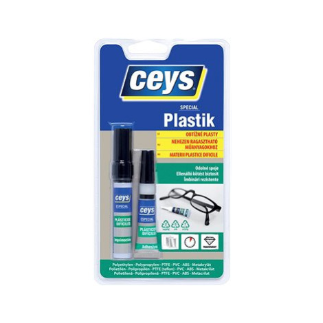 CEYS Special plastik na obtížné plasty 3 g + 4 ml
