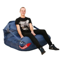 BeanBag Sedací pytel 189×140 comfort s popruhy jeans