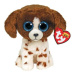 TY Beanie Boos MUDDLES - hnědobílý pes, 15 cm