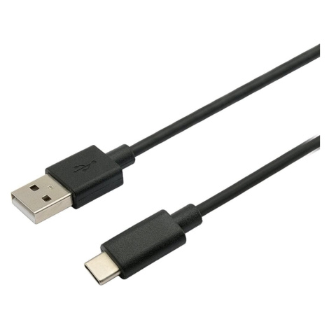 C-TECH kabel USB-A - USB-C, USB 2.0, 1m, černá - CB-USB2C-10B