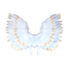 RAPPA Křídla andělská s peřím bílo-zlatá