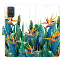 iSaprio Flip pouzdro Exotic Flowers 02 pro Samsung Galaxy A71