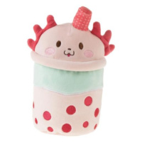 Bubble Tea Jahodový Axolotl plyšák 21cm