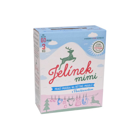 Jelínek mimi prací prášek pro miminka, 60 praní, 3 kg