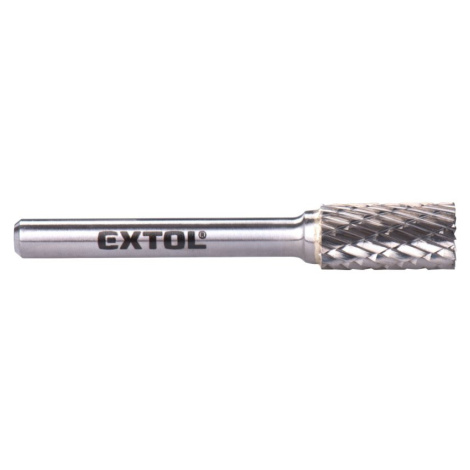 EXTOL INDUSTRIAL 8703714 fréza karbidová válcová s čelním ozubením 10x20mm, stopka 6mm Extol Premium