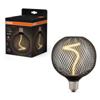 Osram LED Stmívatelná žárovka DECOR FILAMENT G125 E27/3,5W/230V 1800K černá - Osram