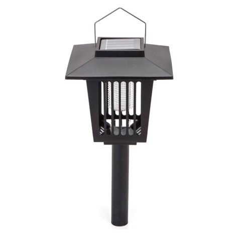 B.V. -LED Solární lampa s lapačem hmyzu 0,03W/1,2V 55,2cm černá 6500K IP44