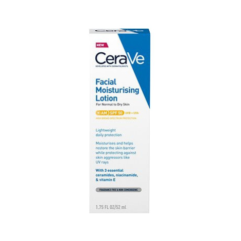 CERAVE Hydratační péče o pleť SPF 50 52 ml