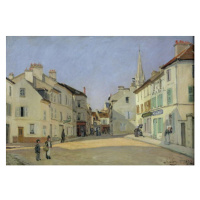 Obrazová reprodukce Rue de la Chaussee at Argenteuil, 1872, Alfred Sisley, 40 × 26.7 cm