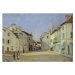 Obrazová reprodukce Rue de la Chaussee at Argenteuil, 1872, Alfred Sisley, 40 × 26.7 cm