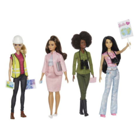 Barbie Povolání Ekologie je budoucnost set 4 panenky s doplňky Mattel