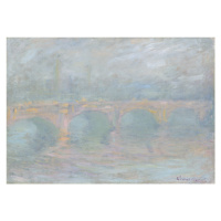 Obrazová reprodukce Waterloo Bridge, London, at Sunset (1904), Claude Monet, 40 × 26.7 cm