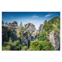 Fotografie Bastei - a rock formation that, Radoslaw Maciejewski, 40 × 26.7 cm