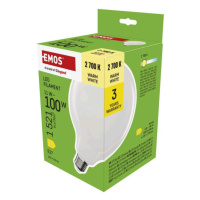 LED žárovka Filament G125 / E27 / 11 W (100 W) / 1521 lm / teplá bílá