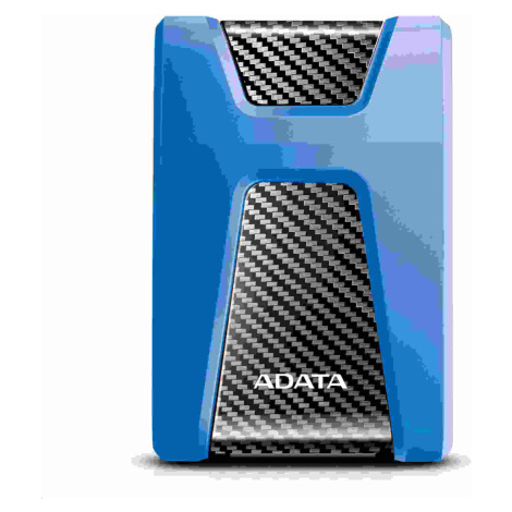 ADATA Externí HDD 1TB 2, 5\" USB 3.1 DashDrive Durable HD650, modrý (gumový, nárazu odolný)