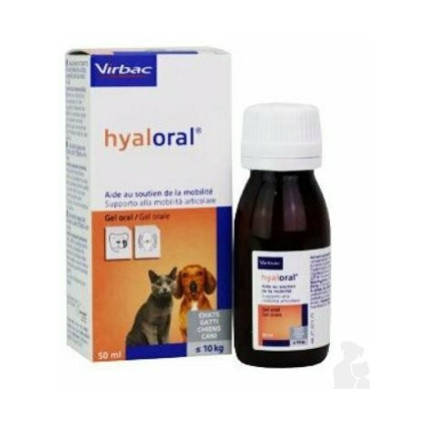 Hyaloral gel pro kočky a malé psy 50ml Virbac