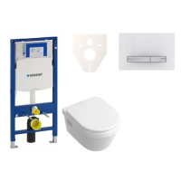 Cenově zvýhodněný závěsný WC set Geberit do lehkých stěn / předstěnová montáž+ WC Villeroy & Boc