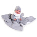ANTONIO JUAN - 80114 SWEET REBORN PIPO - realistická panenka miminko s měkkým látkovým tělem