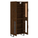 vidaXL Skříň highboard hnědý dub 69,5 x 34 x 180 cm kompozitní dřevo