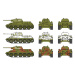 Fast Assembly tanky 7523 - T-34/76 M42 (1:72)