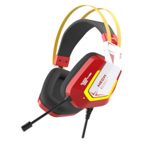 Sluchátka Gaming headphones Dareu EH732 USB RGB, red (6950589911799)