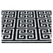 Dywany Łuszczów Běhoun Gloss 6776 85 greek black/ivory - 80x300 cm