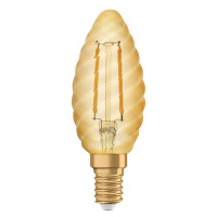 LED žárovka LED E14 BW35 2,5W = 22W 220lm 2400K Teplá 300° Filament OSRAM Vintage 1906