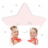 Dětské dekorační zrcadlo na zeď s motivem veselé hvězdy