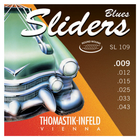 Thomastik SLIDERS BLUES SL109 - Struny na elektrickou kytaru - sada