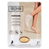 IROHA NATURE  maska na nohy Argan a macadam 1pár