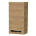 Koupelnová skříňka nízká s černou úchytkou SAT Cube Way 32,5x63x20 cm dub Hickory mat CUBE3CH32D