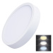 SOLIGHT WD174 LED mini panel CCT, přisazený, 24W, 1800lm, 3000K, 4000K, 6000K, kulatý