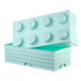 LEGO® úložný box 8 - aqua 250 x 500 x 180 mm